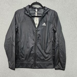 ADIDAS Women's‎ Aeroready Black and White Windbreaker Running Jacket Size XS